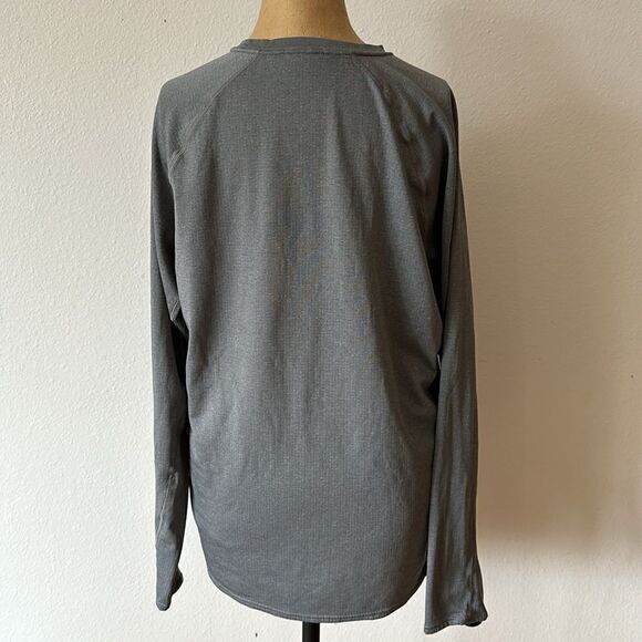 Patagonia sz L Capilene Baselayer midweight grey great pre owned condition - Picture 6 of 9